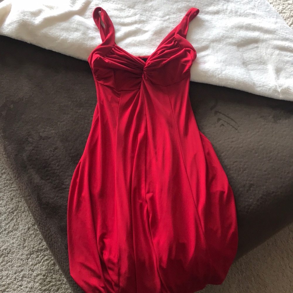 Red dress